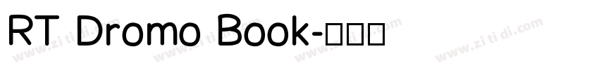 RT Dromo Book字体转换